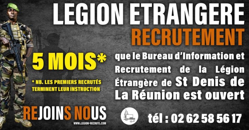 Légion Etrangère : Avis de recrutement