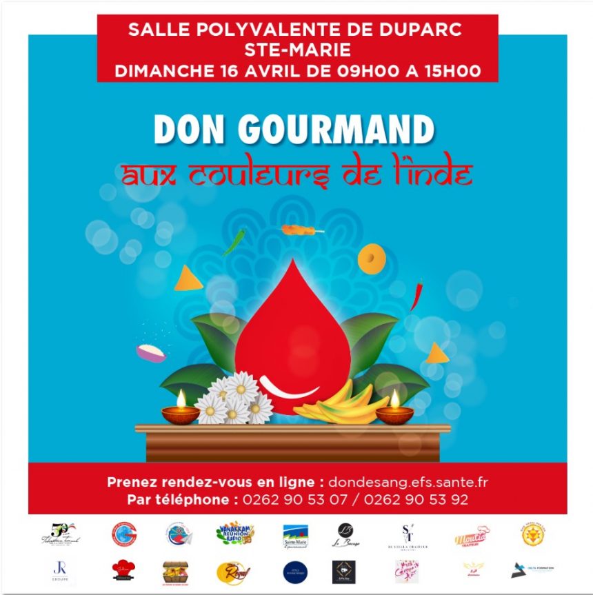 Don de sang gourmand aux couleurs de l’Inde : appel à la mobilisation – 146 places disponibles!