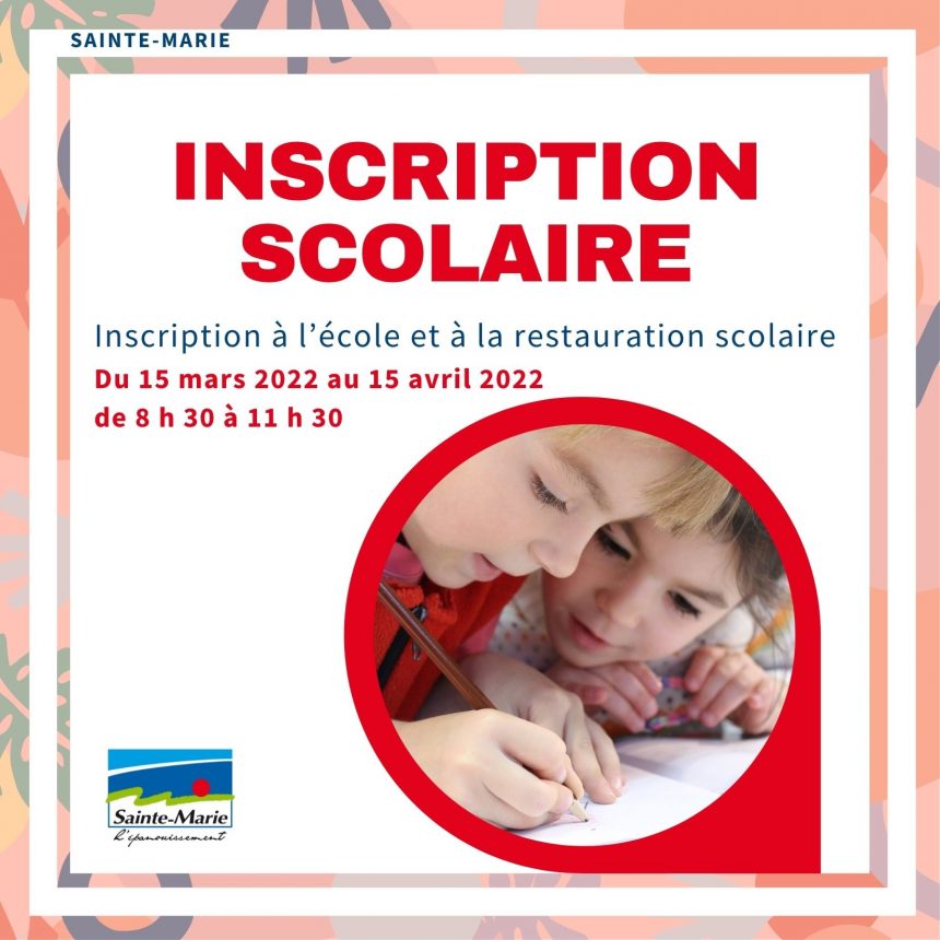 INSCRIPTION ÉCOLE – RESTAURATION 2022-2023