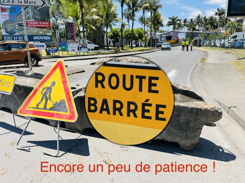 Travaux rue de la Pépinière à La Mare