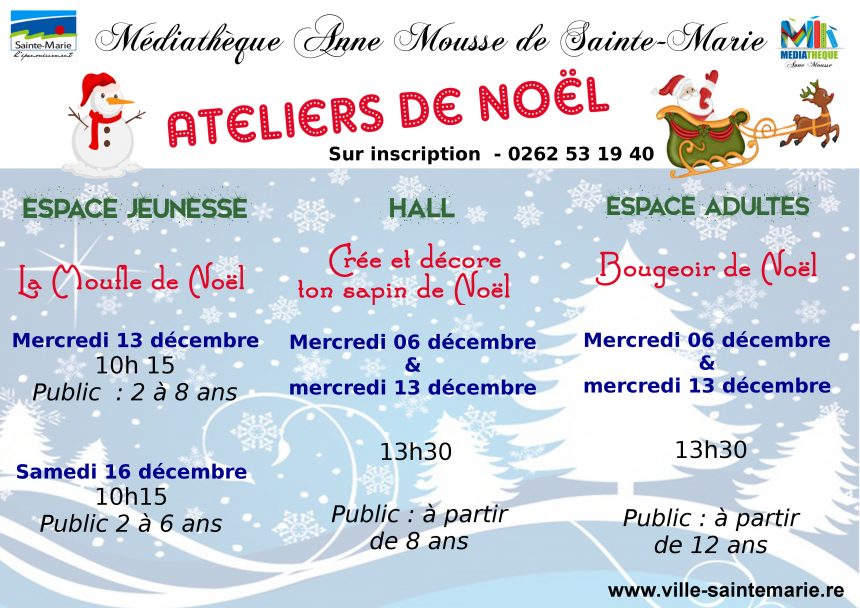Ateliers de Noël