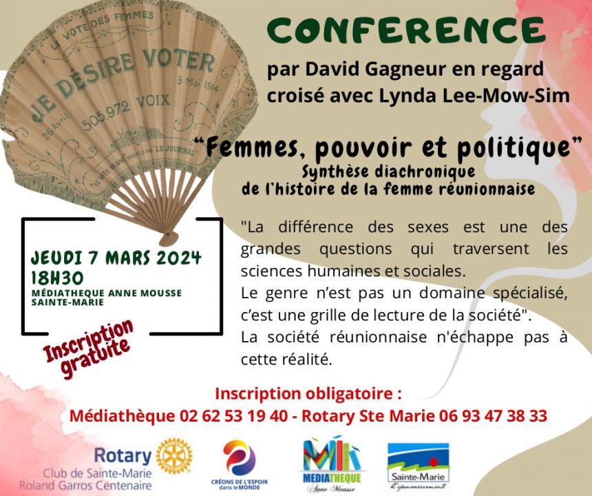 Conférence « Femmes, pouvoir et politique »