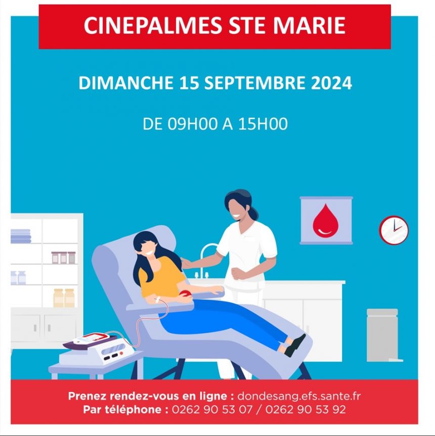 EN SEPTEMBRE, JE SAUVE DES VIES, JE DONNE MON SANG!