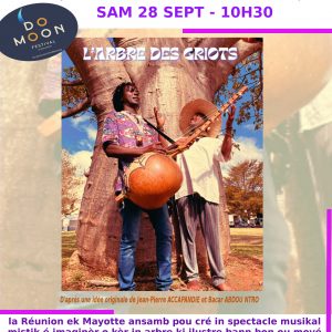 Spectacle Contes « L’Arbre des griots » – Sam 28 sept – 10h30