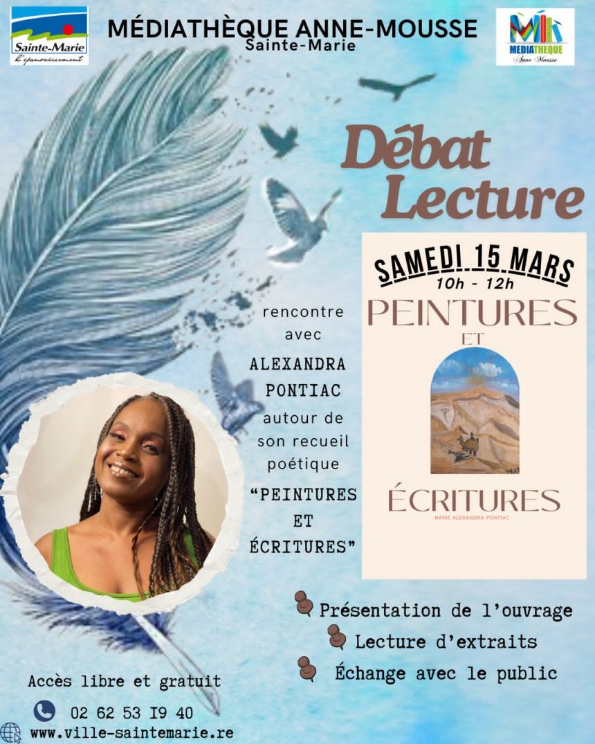 Lecture débat avec Alexandra PONTIAC – 15/03