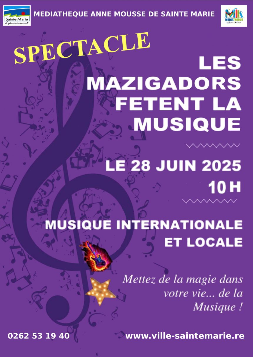 Spectacle : les Mazigadors fêtent la musique – 28 Juin