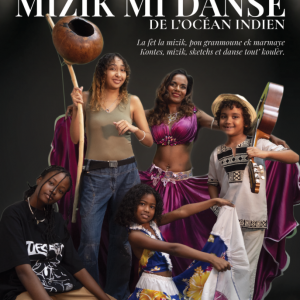 Festival Mizik Mi danse samedi 28 juin de 18h à 20h salle polyvalente de Duparc
