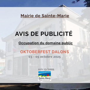 Avis de publicité préalable en vue de la conclusion d’une autorisation d’occupation temporaire du domaine public communal à l’occasion d’un festival de musique