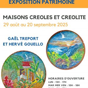 Exposition patrimoine : maisons créoles et créolité – 29 août au 20 septembre 2025